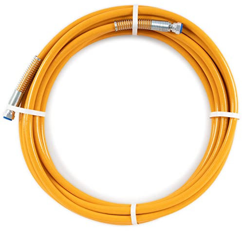 BAUTEC Airless Hochdruckschlauch für Farbsprühgerät » 15 Meter » 250 bar » Anschluss G 1/2 Zoll » DN13 » Heavy Duty