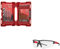 Milwaukee SHOCKWAVE Werkzeug-Set Bit-Bohrer-Set 39-tlg. + Schutzbrille klar