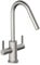 Bristan CSH EFSNK SS Cashew Easyfit Monobloc Sink Mixer Stainless Steel Twin Lever Mono