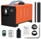 Likaci Diesel-Luft-Parkheizung 5 kW-8 kW 12 V/24 V Dieselheizung mit verbessertem LCD-Schalterdisplay und Fernbedienung, Schnelles Aufheizen, für Wohnmobil, Garage, LKW-Orange