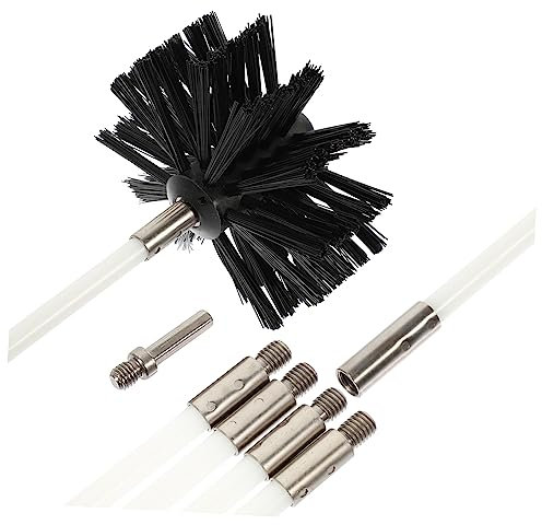 1 Satz Rohrreinigungsbürste Reinigungssets Flexschlauch Glasfaser Glasreiniger Kamin saubere bürste Küchenzubehör Haupt Reinigungsmittel Bürstenstange Schornstein entlüften Nylon