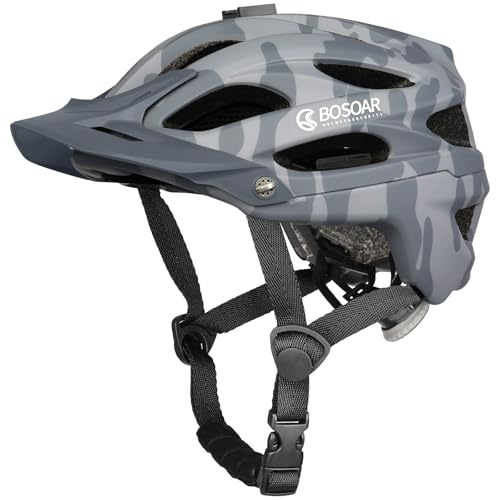 Bosoar Mountain Bike Helmet for Adult Men Women,Fit 55-61 Cm