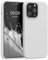 kwmobile Case Compatible with Apple iPhone 13 Pro Case - TPU Silicone Phone Cover with Soft Finish - White