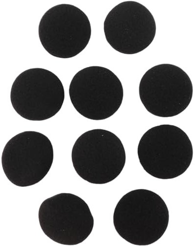 Quystetes 5 Coppia Cuscino Auricolare di Ricambio Nero per Mdr-Q55 Mdr-Q21Lp Q22 Q68 Q38 Bt140Q