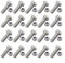 Set essenziale per spazzaneve Honda con dadi e perno a coclea, include 20 pezzi di ricambio
