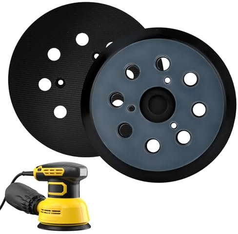 YYTECH Lot de 2 disques abrasifs à 8 trous - 125 mm - Pour ponceuse excentrique Makita BO5041, BO5031, BO5021, M9204, MT900