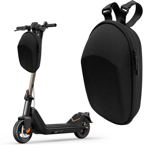 Uryxery Bolsa Manillar Patinete Eléctrico 3L Impermeable con Caja Rígida EVA, Bolso Frontal para Scooter Eléctrico y Bicicleta, Accesorio para Guardar Móvil Llaves Herramientas 30×17×12 cm