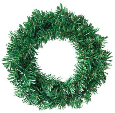 Flaroey Artificial Green Wreath PVC Wall Wreaths Seasonal Home the Wreath Christmas Ribbon Wreath Front Door Fall Wreaths 40cm