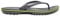 Crocs Unisexe Adulte Crocband Flip Tongs, Graphite/Volt Green, 46/47 EU