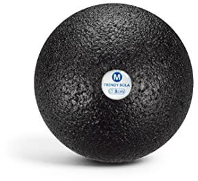Trendy Sport Faszienball Bola 8cm Schwarz