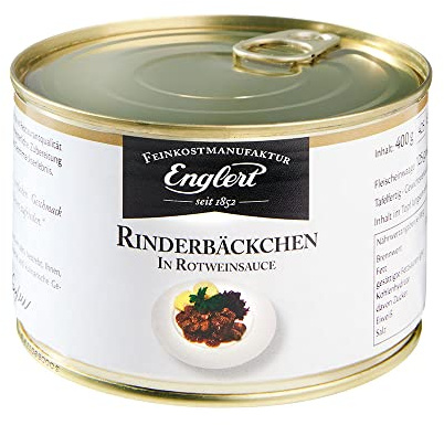 Rinderbäckchen in Rotweinsauce, 400g