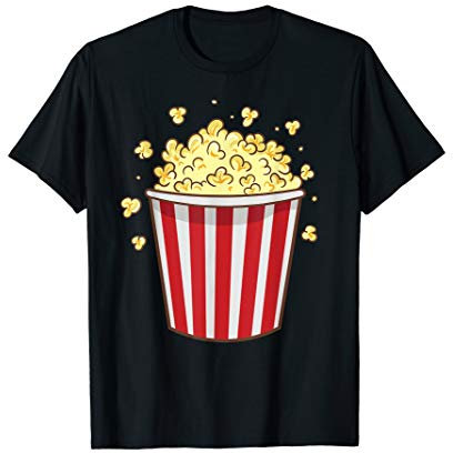 Lustiges Popcorn Faschingskostüm Karneval Kostüm Geschenk T-Shirt