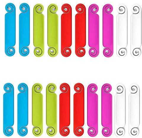 20Pcs Cable Tags Cable Labels Tags Cable Identification Marking for Cord Management Wire Organizing Management Labels