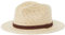 Brixton Sombrero de Paja Greg Fedora Sol Verano (56 cm - Natural)