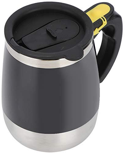 Tazza di acqua magnetica elettrica in acciaio inossidabile da 400 ml Tazza di miscelazione automatica per caffè al latte con ricarica USB con interruttore a pulsante per uso