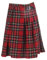 Schöner Kilt Rock Gothic Punk Kilt Scottish Tartan Red Plaid Faltenrock Mit Taille Und Kunstleder Schnalle Man Scotland