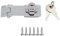 Glosoni Small Hasp and Staple Metal Lock Hasp Door Buckle Safety Door Clasp Knob Shed Locks for Cabinets Cupboard Drawer Gate