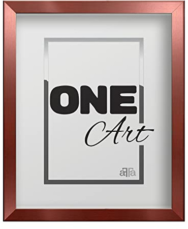 aFFa frames Hekla, MDF Bilderrahmen, the frame, Fotorahmen mit Acrylglas, bilderrahmen Rose Gold, 40x50 cm