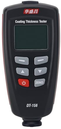 RaeSung DT-156 Paint Thickness Gauge LCD Coating Thickness Tester Fe/NFe Thickness Meter DT156 Car Paint Depth Gauge Tester 0~1250μm