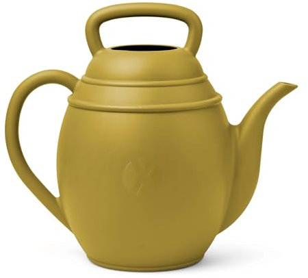 Xala - Gießkanne Chai 10L - 42x26x37 - Currygelb - Für den Innen- und Außeneinsatz - Bruchfest - Leichtgewicht