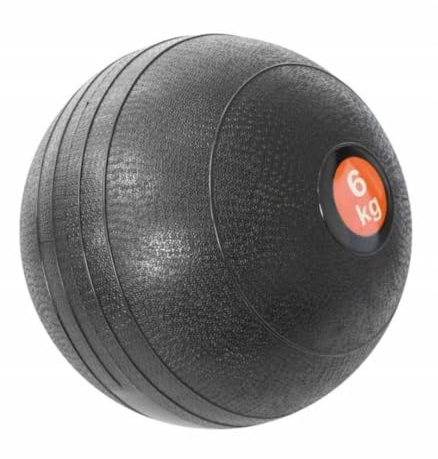 Sveltus Slam Ball zum Bodenspritzen, Gewicht wählbar, Schwarz