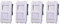 Presa Dati Rj45 Rete CAT6, Compatibile Con Vimar Plana (4 Pezzi)