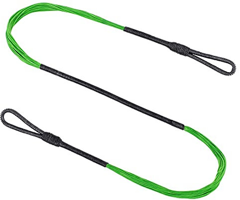 NBCGGS 49 cm Cobra Adder String Ersatz Armbrust R9 Cobra Adder Armbrust Saiten, 20 Stränge HMPE 1600D, Grün