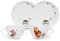 Disney Winnie the Pooh Bone China 4-Piece Teacup and Saucer Set | Tea Party With Coffee, Espresso, Mocha