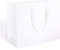 EUSOAR Geschenktasche Papier Weiß - 250gsm Papiertüten mit Henkel Kraftpapier Tüten - White Paper Gift Bags - 20 stück M 27x8x21cm Mittel Papiertragetasche Geschenksackerl- Geschenktüte mit Griff