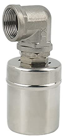 BLUVLY Automatisches Schwimmerventil Aus Edelstahl 304, Vollautomatisches 3/4-Zoll-Schwimmerventil Zur Wasserstandskontrolle, Automatische Abschaltung des 3/4-Zoll-Schwimmerventils (Size : Side 3/4)