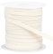 BENECREAT Cordon de Serrage Plat en Coton Papaye-Blanc 25 m, Remplacement du Cordon Souple de 8 mm, Cordon de Serrage Creux Double Couche pour Sweat à Capuche, Pantalon de Survêtement