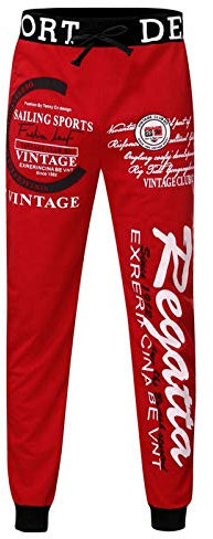 KONG JIMFAN Herren Jogginghosen Trainingshose Cargohose Mit Taschen Schnittschutzhose Herren Sport Hose Herren Jogger Bedruckte Freizeithose Sportanzug Jogginghose Herren Extra Lang(Schwarz,M)