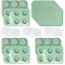 Benty Cakes – The Original CakePuck Baker Bundle – Better than a Cake Pop! Make Chocolate Covered Dessert – BPA Free Silicone – Includes 3 Mold Sets + 5 Trays + 6 Scrapers – Green