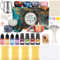 BGIUSQF Kerzen Selber Machen Set, DIY Kerzenherstellung Kit, Duftkerze Geschenke Kerzenherstellung Kit, Enthält 480 g Bienenwachs, 8 Kerzengläser, Essenz, Farbenessenz, Candle Making Kit