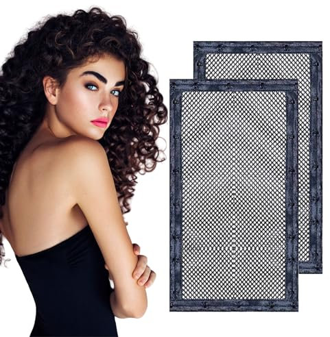Irikdescia 2 Pcs Frisur Haarspanner, Länge-n-Lock-Haarspanner, Locken Netzwickel, Frisurhilfsmittel Für Lockiges Haar Frisur In Form Eines Netzhaaraccessoires