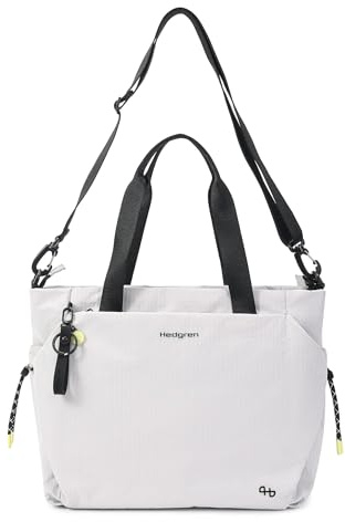 Hedgren SATOSHI String Shopper/Tote Bag 14 Zoll – Wasserabweisende Tragetasche - Vaporous Grey