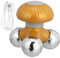 Hoement Drei-bein Körpermassager Wiederaufladbarer Nackenmassager Ergonomischer Tragbarer Schmerzlindernder Massagegerät Für Nacken Schulter Und Rücken Für Zuhause Und Unterwegs