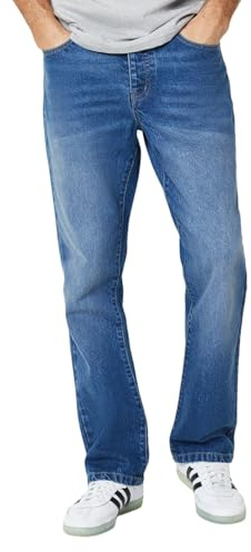Burton Mid Wash Bootcut Jeans 32S Dark Blue