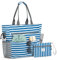 G4Free 50L Strandtasche 50L Familie & Badetasche Faltbar Groß/Wasserdicht/Leicht für Shopping Strandurlaub und Schwimmbäder