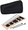 GOPLUS Xilófono Glockenspiel de 27 Notas, Tamaño Completo, con 27 Teclas Metálicas, Instrumento de Percusión con Base de Madera, 2 Mazos de Goma, 1 Bolsa de Transporte, Adecuado para Niños y Adultos