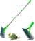 Lawn Aerator Scarifier with Handle - Manual Lawn Grass Soil Aeration Scarification, Dethatching Rake, Lawn Aerator Spikes Aerating Tool, for Lawn Care & Maintenance, Dead Leaves Removal (B, 1.3M)