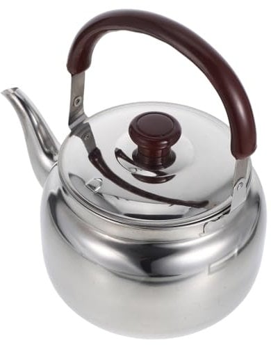 MAGICLULU Stainless Steel Teakettle Large Capacity Kitchen Teapot for Stovetop Use Portable Pot Ergonomic Handle for Tea Hot Water