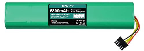 CITYORK 6800mAh Battery Compatible with Neato Botvac D8 D9 D10 Robot Vacuum Cleaner 14.4V