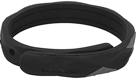Fyearfly Antistatisches Silikonarmband,Einstellbares Anti-Static Armband zur Reduzierung von Körperstatik, für Besseren Schlaf & Wohlbefinden (Schwarz)