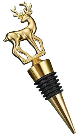 Weinverschluss Weihnachten Hirschengeweih Zinklegierung Vakuum Dichtung Weinsparer Flaschenverschluss Weinkorken Weinstopfen Flasche Saver Sealer Bottle Stoppers Für Rotwein Bar Weihnachten