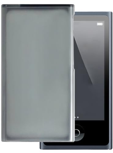 OAGELIM Schützende Telefonhülle für iPod Nano 7th - Schwarz | 2.5 Flexible stoßfeste Gel-TPU-Hülle, kratzfest und mit militärischem Fallschutz