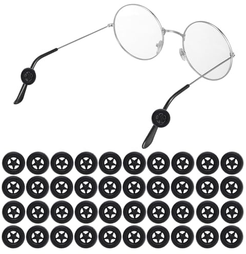 XENQITO di Supporti per Occhiali in Silicone Antiscivolo per Occhiali Copri Aste Gommini Antiscivolo