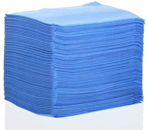 Einweg Massagetuch 80x180cm Vlies Blau 100 Stück für Salon | Universelle Passform, Weich und Hautfreundlich, für Beauty Behandlungen im Salon, Praktische Großpackung