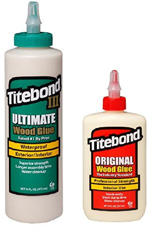 Titebond III Ultimate 473 ml/Titebond Orginal Wood Glue 237 ml