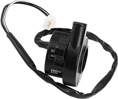 QAZAKY Throttle Housing Start Kill Switch Control Assembly Compatible with Yamaha PW80 PY80 Peewee Y-Zinger Dirt Bike